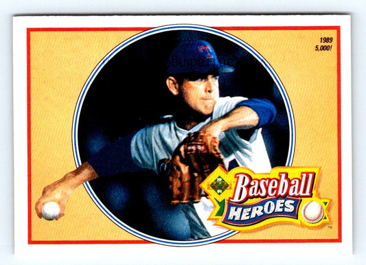 Nolan Ryan 1990 Upper Deck Baseball Heroes Nolan Ryan Card # 15