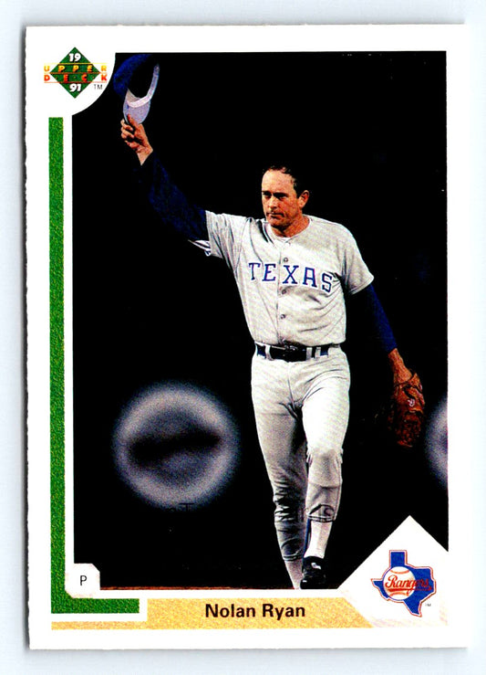 Nolan Ryan 1990 Upper Deck Card # 345