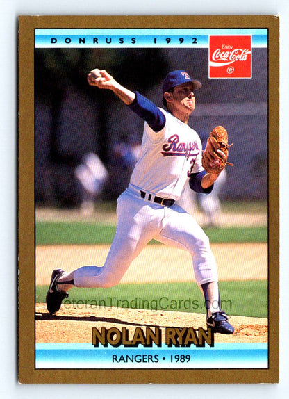 Nolan Ryan 1992 Donruss Card # 23