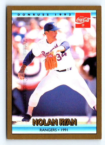 Nolan Ryan 1992 Donruss Card # 25