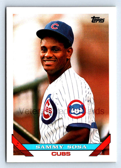 Sammy Sosa 1993 Topps Inaugural Marlins Card # 156