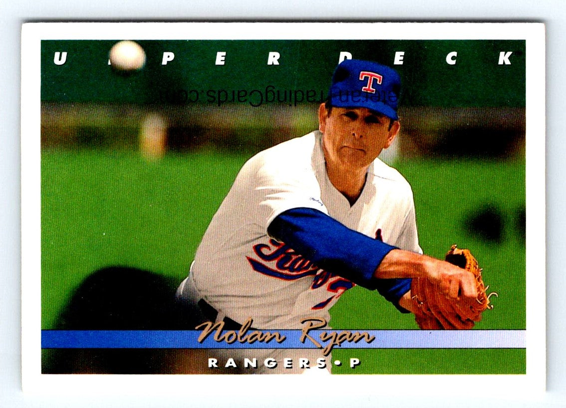 Nolan Ryan 1993 Upper Deck Card # 155