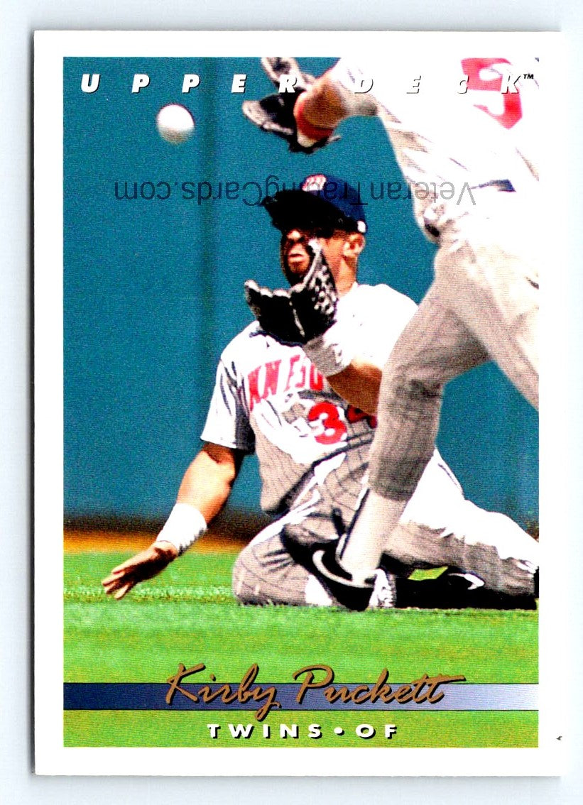 Kirby Puckett 1993 Upper Deck Card # 565