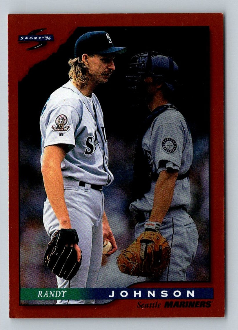 Randy Johnson 1996 Score Dugout Collection Series 1 Card # 33