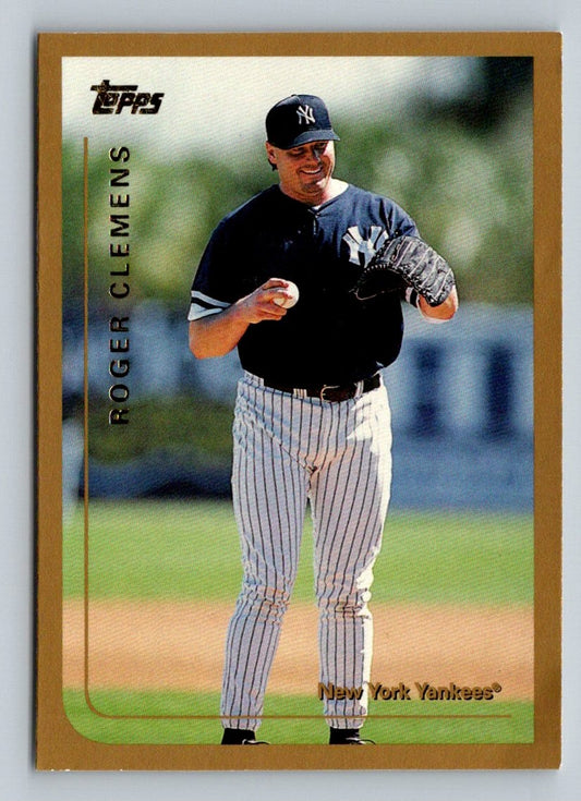 Roger Clemens 1999 Topps Card # 334