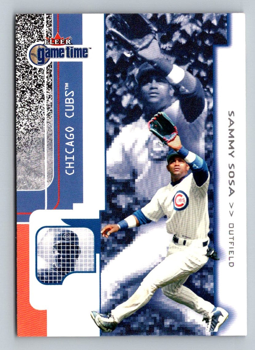 Sammy Sosa 2001 Fleer Game Time Card # 25