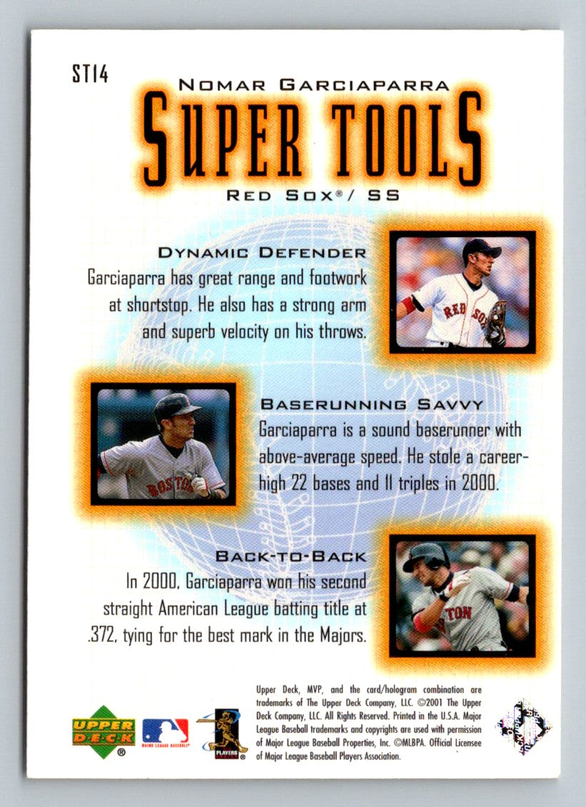 Nomar Garciaparra 2001 Upper Deck MVP Super Tools Card # ST14