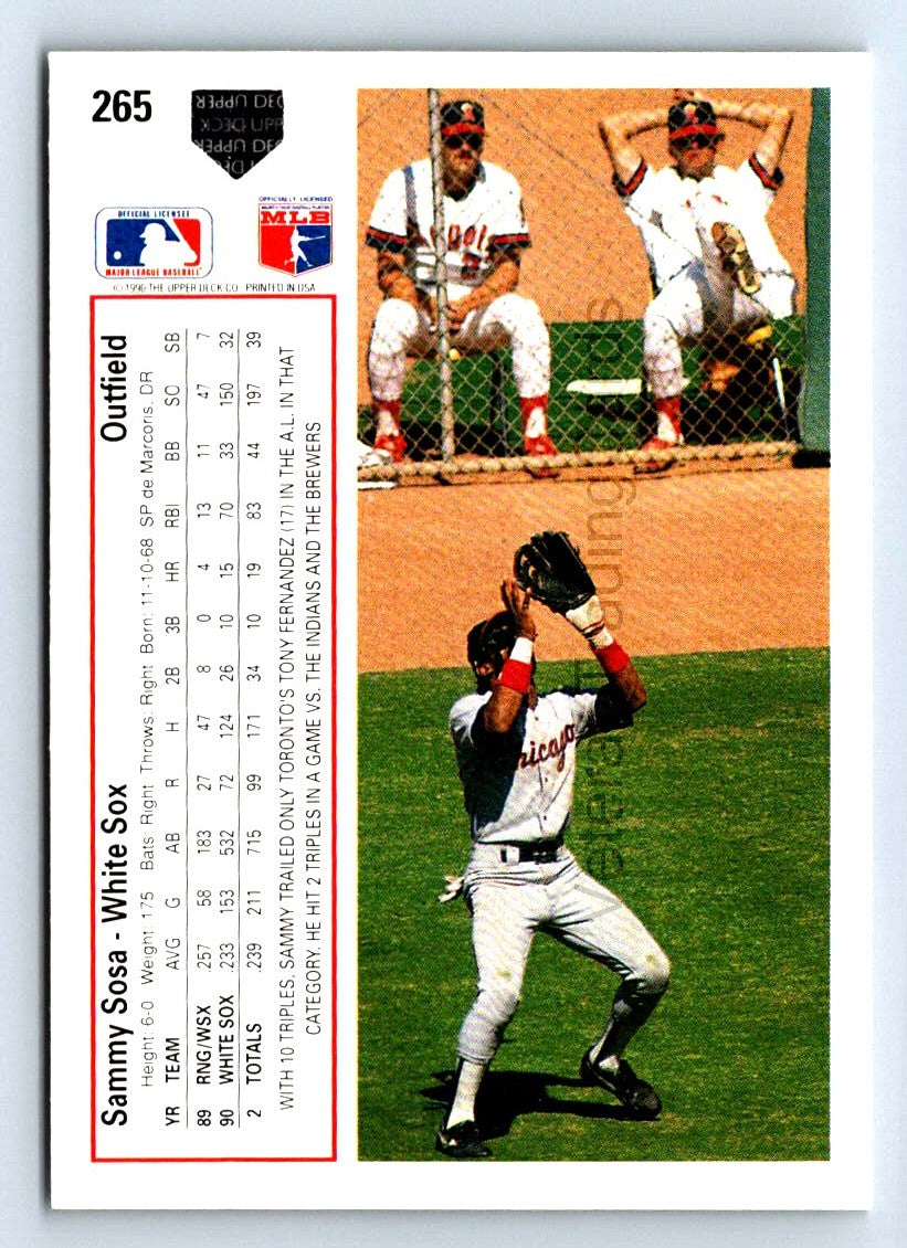 Sammy Sosa 2001 Upper Deck Card # 265