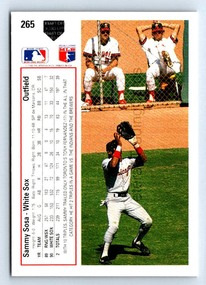 Sammy Sosa 2001 Upper Deck Card # 265