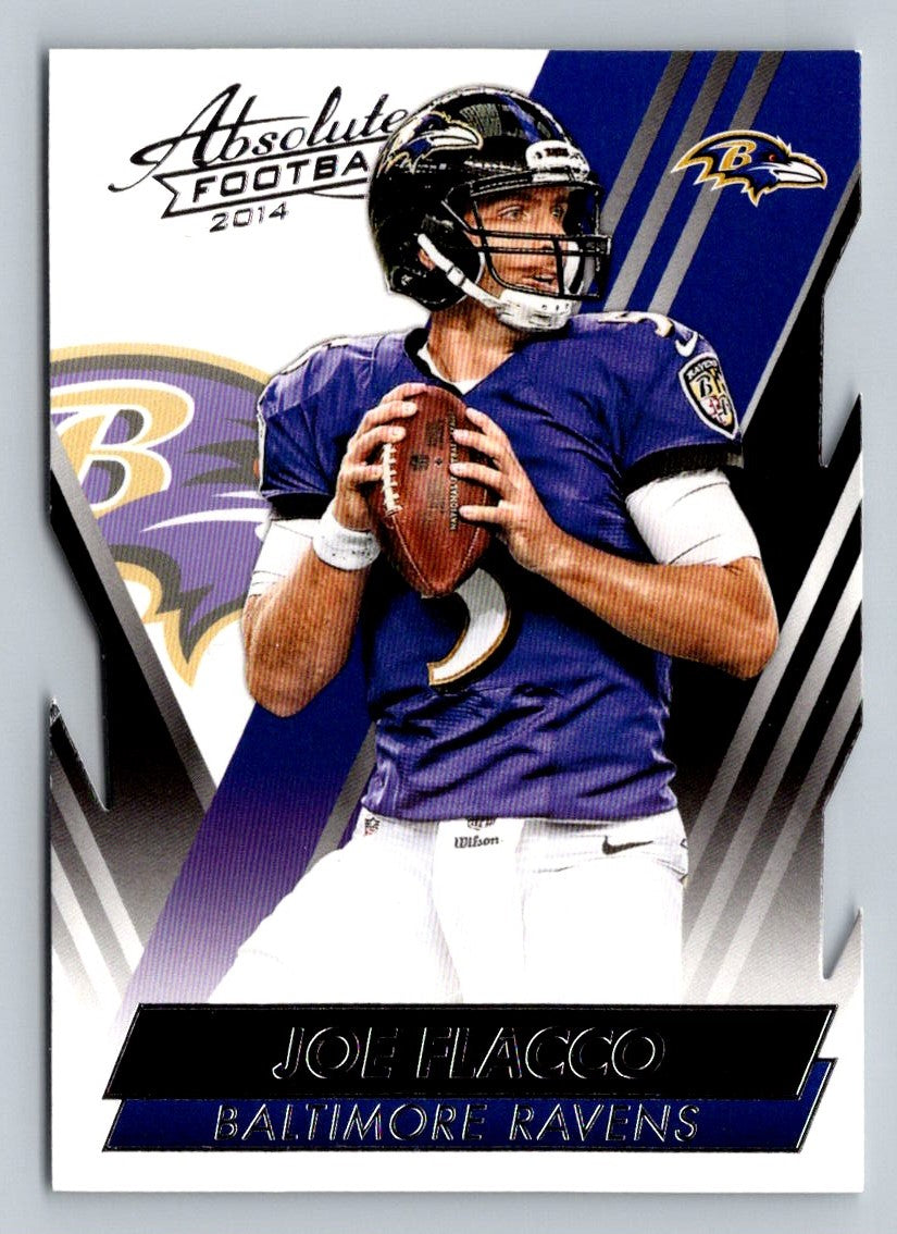 Joe Flacco Die-Cut 2014 Panini Absolute Card # 17