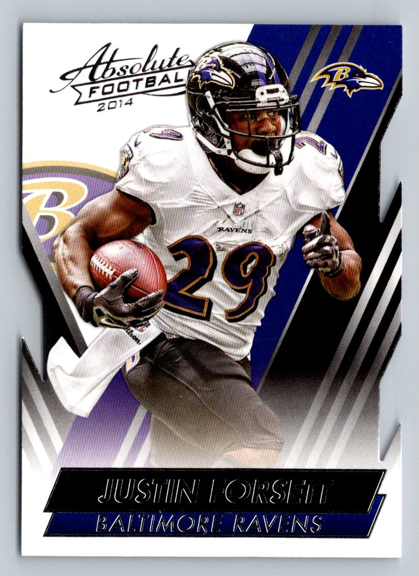 Justin Forsett Die-Cut 2014 Panini Absolute Card # 35