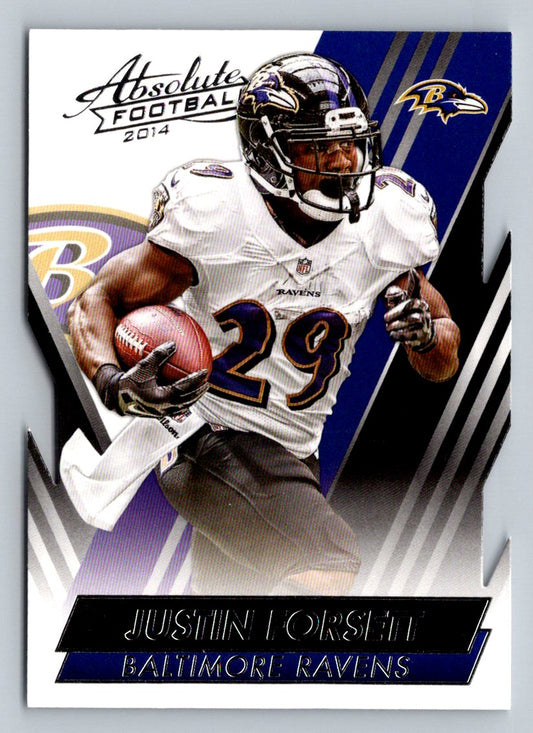 Justin Forsett Die-Cut 2014 Panini Absolute Card # 35