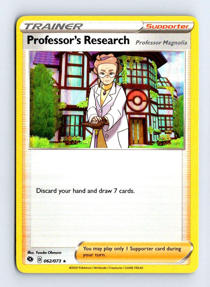 Professor's Research (b) Holo 2020 Champion's Path Card # 62