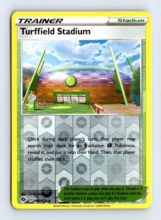 Turffield Stadium Reverse Holo 2020 Champion's Path Card # 68