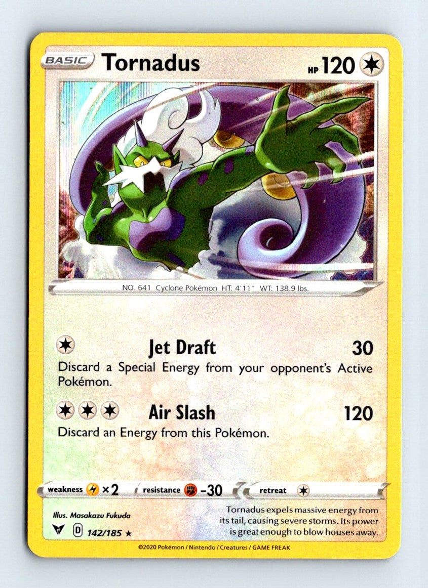 Tornadus Holo 2020 Vivid Voltage Card # 142