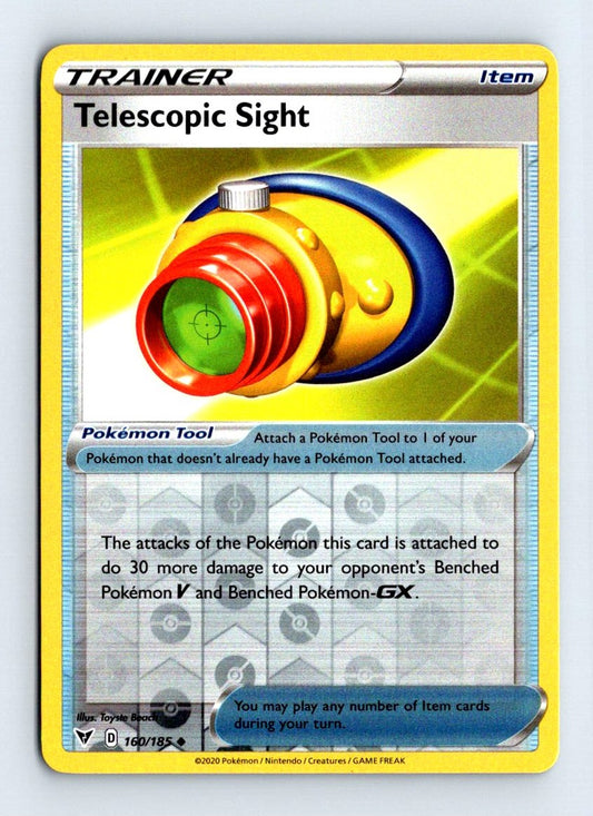 Telescopic Sight Reverse Holo 2020 Vivid Voltage Card # 160