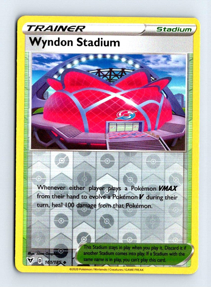 Wyndon Stadium Reverse Holo 2020 Vivid Voltage Card # 161