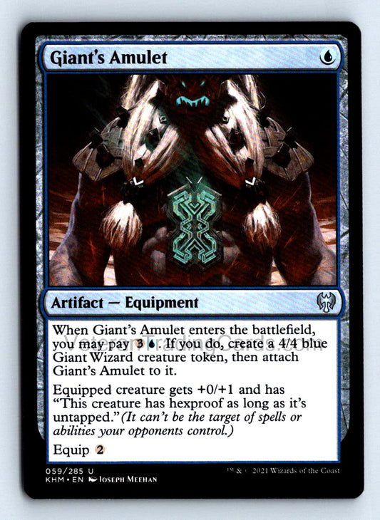 Giant's Amulet 2021 Kaldheim Card # 59