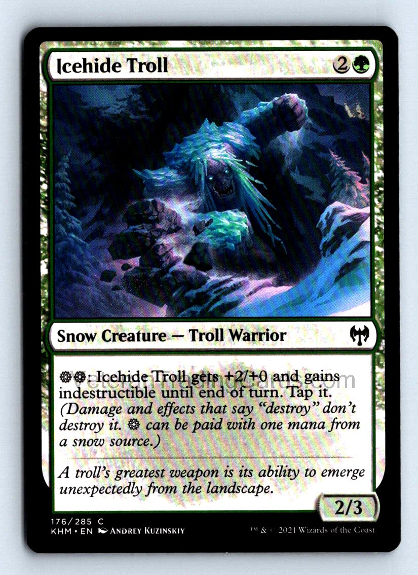 Icehide Troll 2021 Kaldheim Card # 176