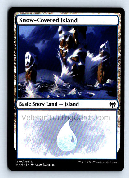 Snow-Covered Island 2021 Kaldheim Card # 279