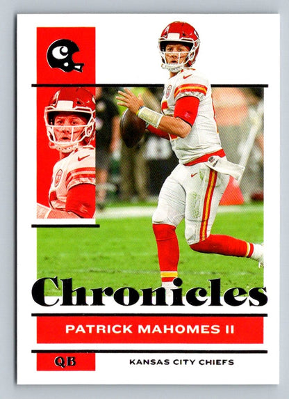 Patrick Mahomes II 2021 Panini Chronicles Card # 54