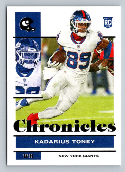 Kadarius Toney 2021 Panini Chronicles Rookie Card # 67