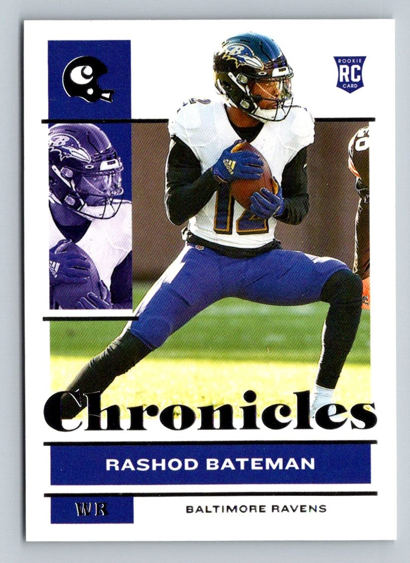 Rashod Bateman 2021 Panini Chronicles Rookie Card # 8