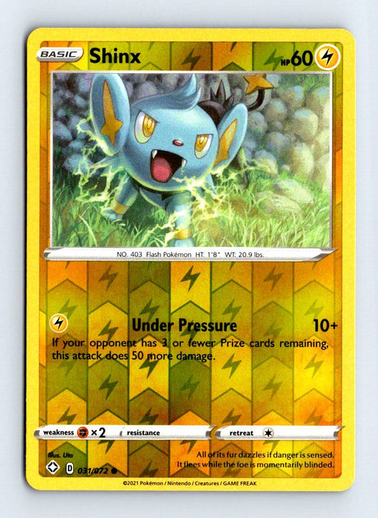 Shinx Reverse Holo 2021 Shining Fates Card # 31