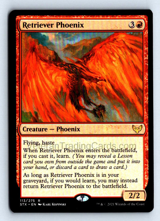 Retriever Phoenix 2021 Strixhaven School of Mages Card # 113