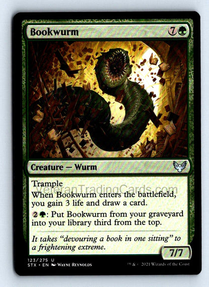 Bookwurm 2021 Strixhaven School of Mages Card # 123