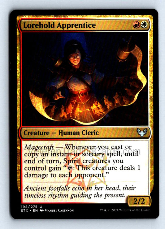 Lorehold Apprentice 2021 Strixhaven School of Mages Card # 198