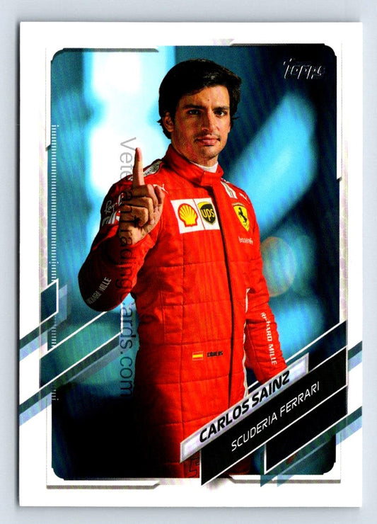 Carlos Sainz 2021 Topps Formula 1 Card # 12