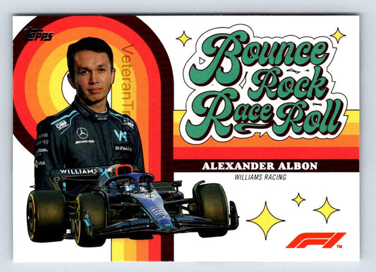 Alexander Albon Bounce Rock Race Roll 2021 Topps Formula 1 Card # BRRR-AA