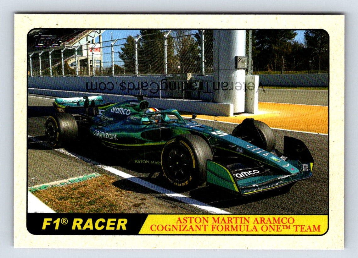 Sebastian Vettel F1 Racer 2021 Topps Formula 1 Card # T68-SV