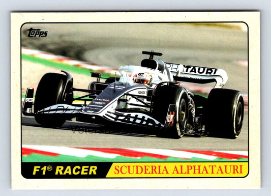 Yuki Tsunoda F1 Racer 2021 Topps Formula 1 Card # T68-YT