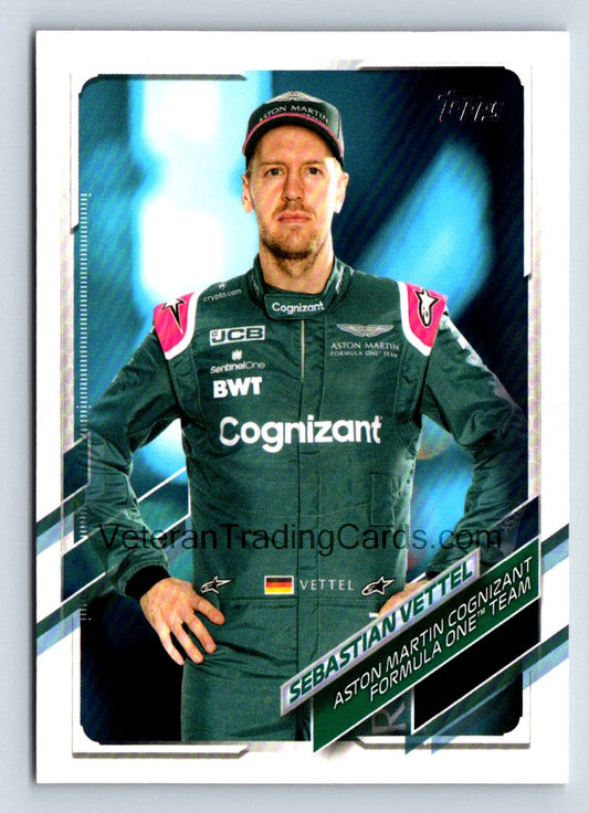 Sebastian Vettel 2021 Topps Formula One Card # 7