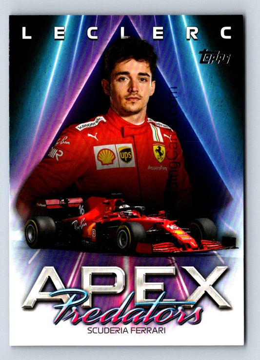 Charles LeClerc Apex Predators 2021 Topps Formula One Card # AP-CL