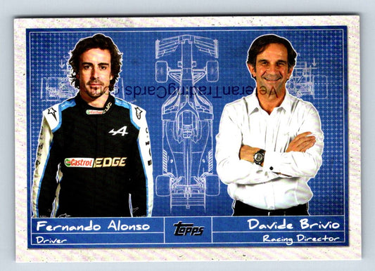 Fernando Alonso 2021 Topps Formula One Card # D-12