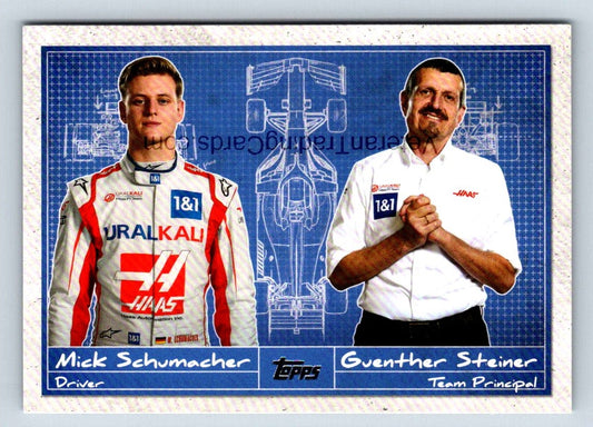 Mick Schumacher 2021 Topps Formula One Card # D-19