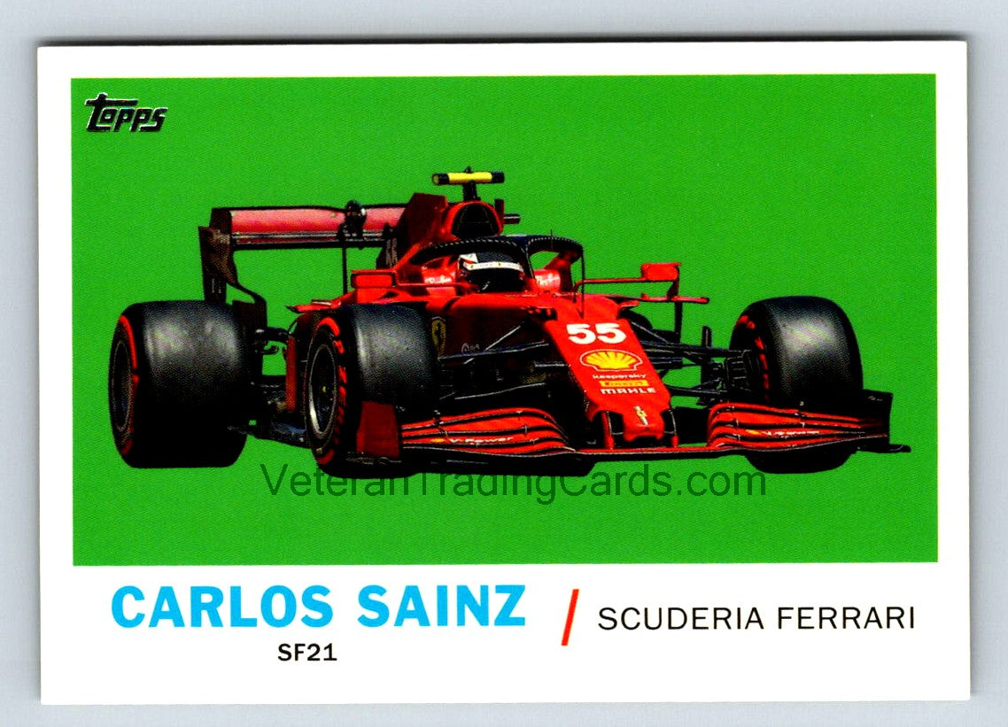 Carlos Sainz 2021 Topps Formula One Card # T61-CS