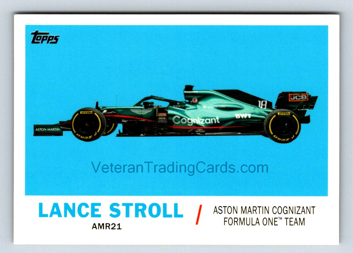 Lance Stroll 2021 Topps Formula One Card # T61-LS