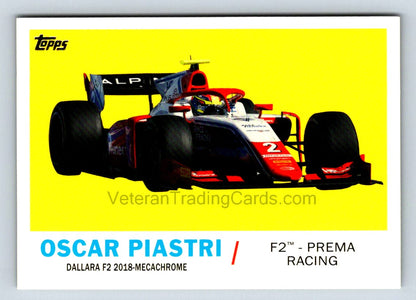 Oscar Piastri 2021 Topps Formula One Card # T61-OP