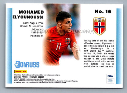 Mohamed Elyounoussi 2022 Donruss 1992 Tribute Card # 16