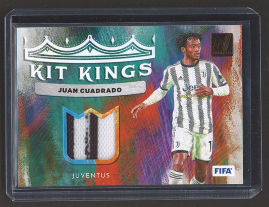 Juan Cuadrado 2 Color Patch 2022 Donruss Kit Kings Card # KK-JGC