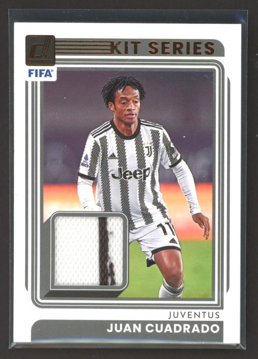 Juan Cuadrado 2 Color Patch 2022 Donruss Kit Series Card # KS-JGC