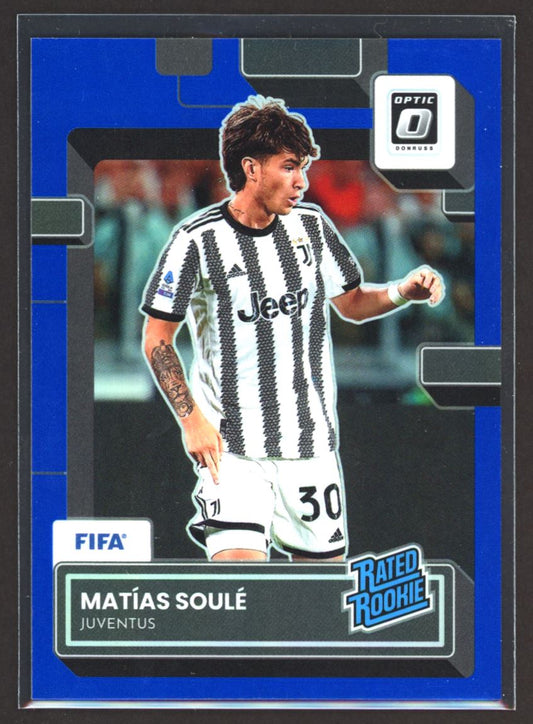 Matias Soule Optic Blue /99 2022 Donruss Optic Rated Rookie Rookie Card # 197