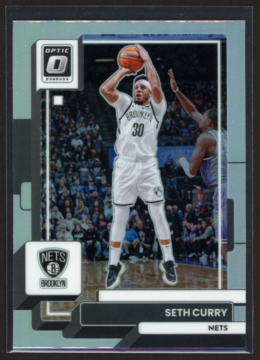 Seth Curry (b) 2022 Donruss Optic Silver Prizm Card # 29