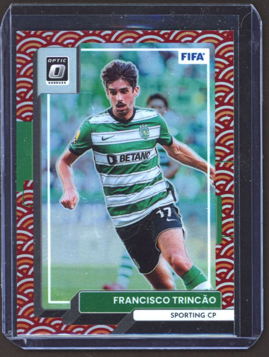 Francisco Trincao Red Photon SP 2022 Donruss Optic Card # 119