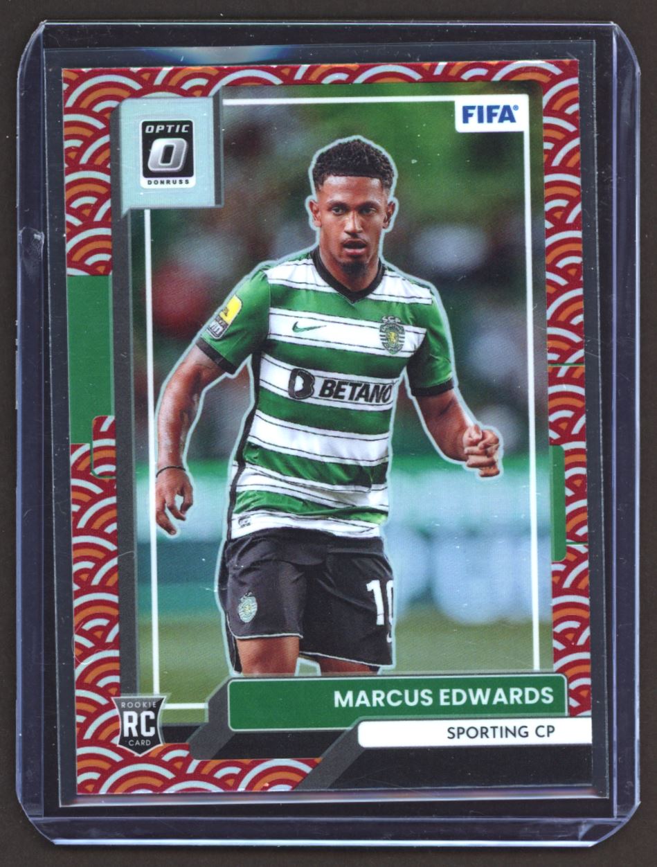 Marcus Edwards Red Photon SP 2022 Donruss Optic Rookie Card # 122