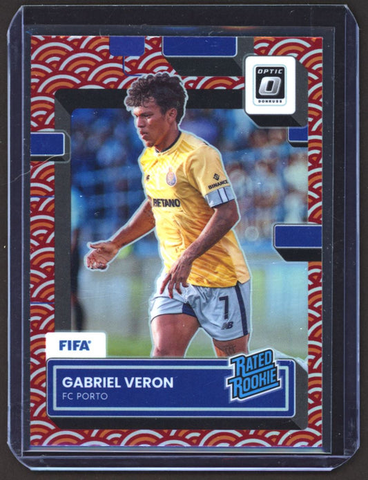 Gabriel Veron Red Photon SP 2022 Donruss Optic Rookie Card # 181